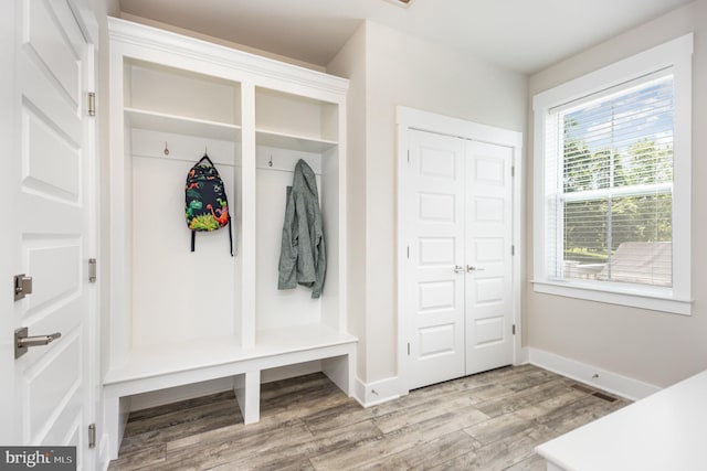 1311 Corbett Rd, Monkton, MD 21111 - mudroom featuring light wood-style flooring and baseboards