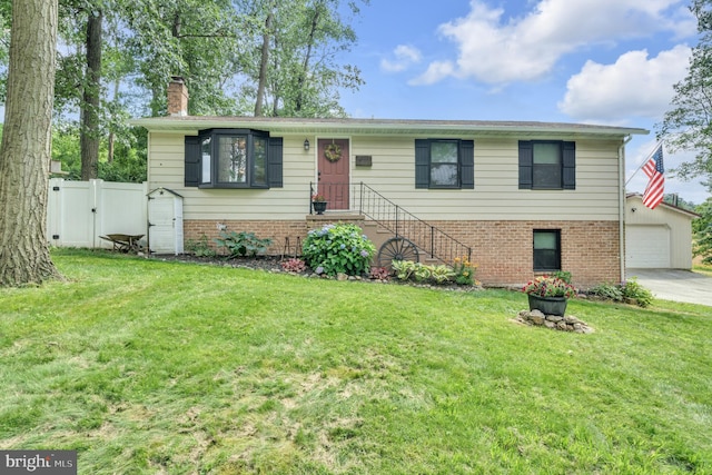 2333 Sunset Cir, Glenville, PA 17329 - view of front of home featuring a chimney and brick siding