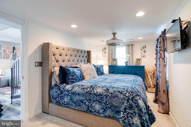 7723 Meath Rd, Baltimore, MD 21222 - bedroom featuring carpet and recessed lighting