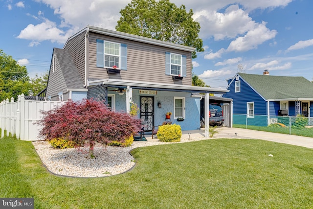 7723 Meath Rd, Baltimore, MD 21222 - traditional-style house featuring concrete driveway