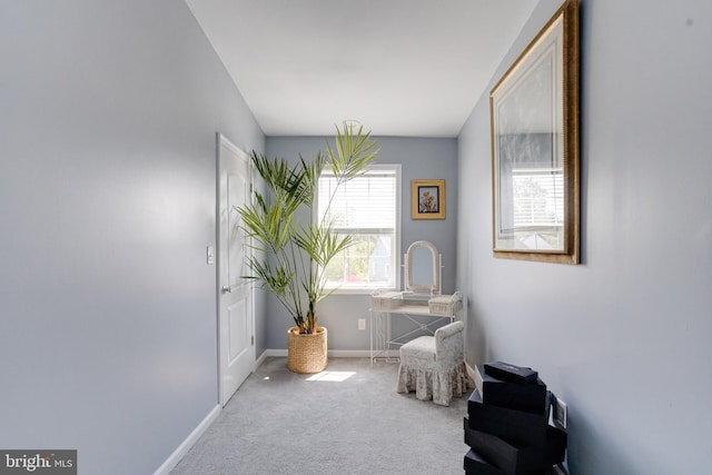 7723 Meath Rd, Baltimore, MD 21222 - sitting room with carpet floors and baseboards