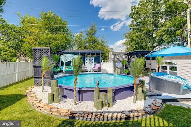 7723 Meath Rd, Baltimore, MD 21222 - view of pool featuring a fenced backyard