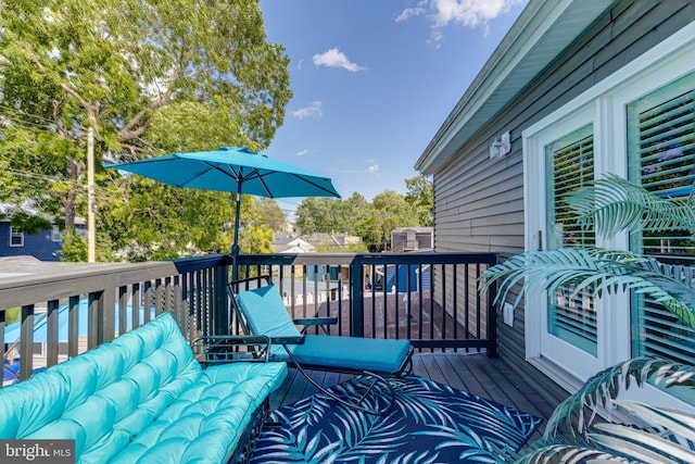 7723 Meath Rd, Baltimore, MD 21222 - view of deck