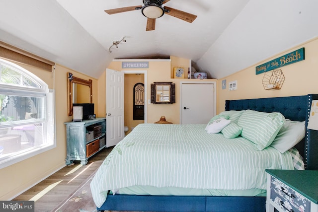 7723 Meath Rd, Baltimore, MD 21222 - bedroom with wood finished floors and lofted ceiling