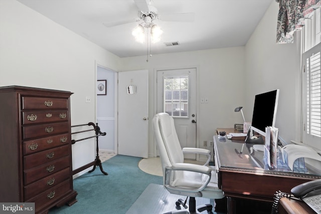 7131 Murray Ln, Annandale, VA 22003 - office space featuring carpet floors and ceiling fan