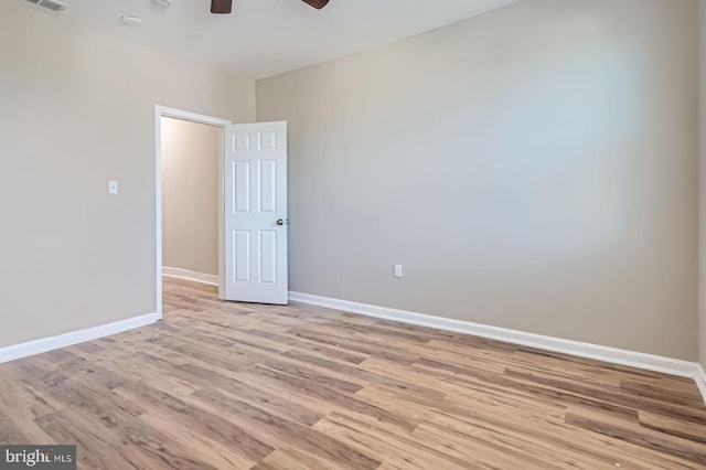 2710 The Alameda, Baltimore, MD 21218 - unfurnished room featuring ceiling fan and light wood-style floors