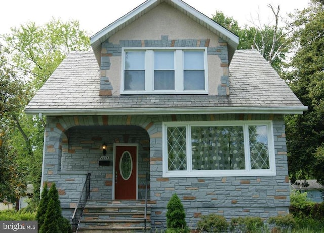 2803 Berwick Ave, Baltimore, MD 21234 - view of front facade featuring stone siding and a high end roof
