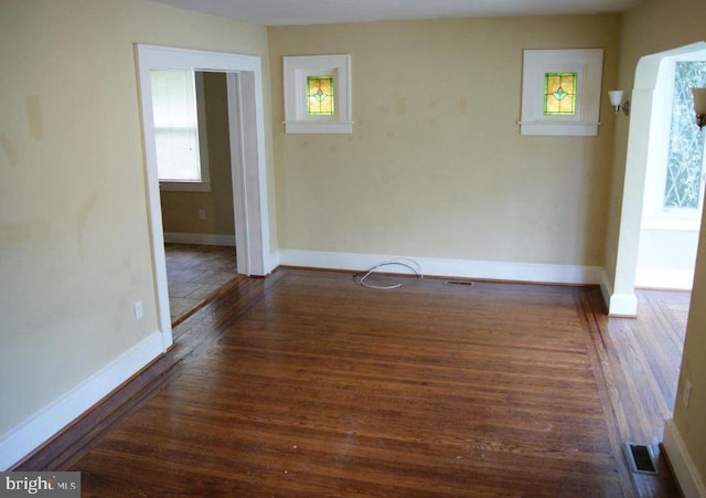 2803 Berwick Ave, Baltimore, MD 21234 - spare room featuring baseboards and wood finished floors
