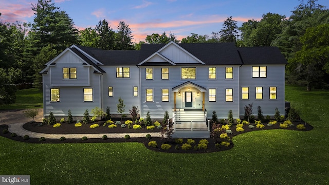 387 Gallup Rd, Princeton, NJ 08540 - view of front of property featuring board and batten siding and a lawn