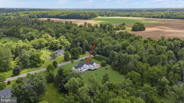 387 Gallup Rd, Princeton, NJ 08540 - drone / aerial view of a heavily wooded area