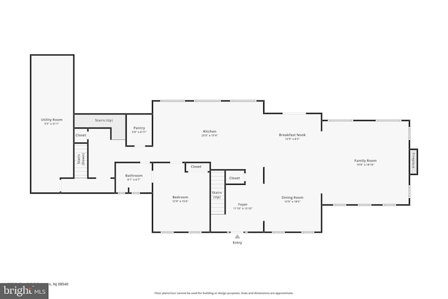 387 Gallup Rd, Princeton, NJ 08540 - view of floor plan / room layout