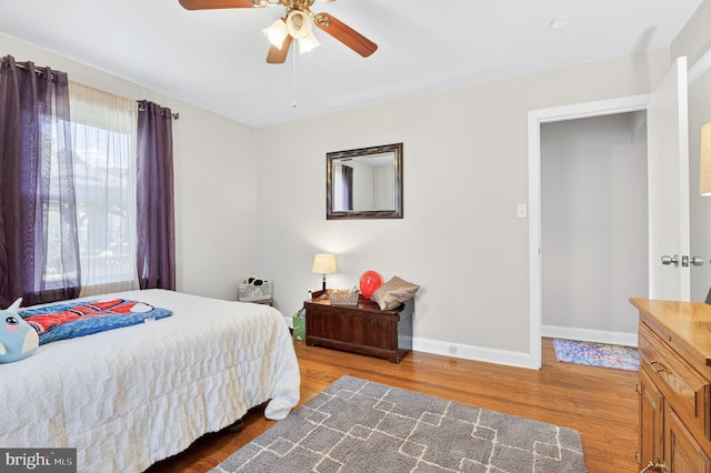 15 Overlook Ave, Lancaster, PA 17601 - bedroom with wood finished floors and a ceiling fan