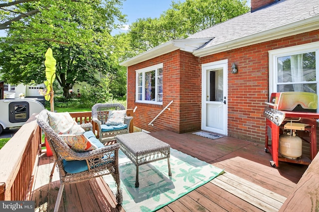 15 Overlook Ave, Lancaster, PA 17601 - deck featuring grilling area and outdoor lounge area