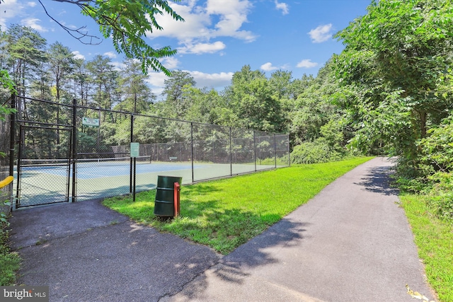 6706 Debra Lu Way, Springfield, VA 22150 - view of tennis court with a gate