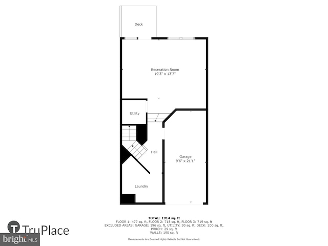 6706 Debra Lu Way, Springfield, VA 22150 - view of floor plan / room layout