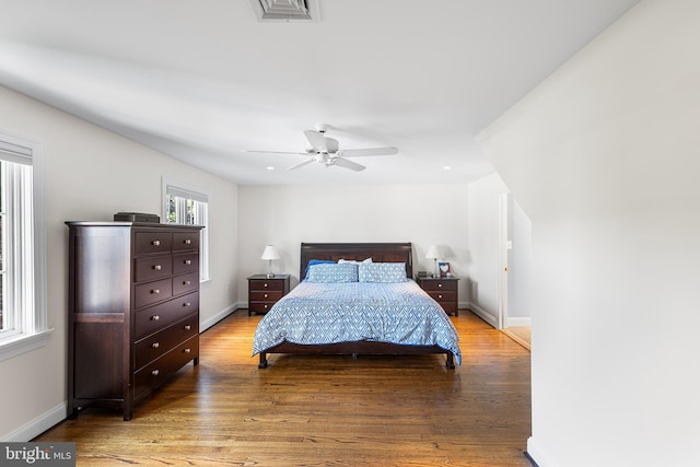 1263 Argyle Rd, Berwyn, PA 19312 - bedroom featuring wood finished floors and a ceiling fan