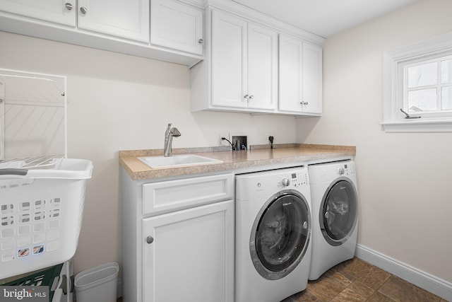 1263 Argyle Rd, Berwyn, PA 19312 - laundry room with washing machine and clothes dryer and cabinet space