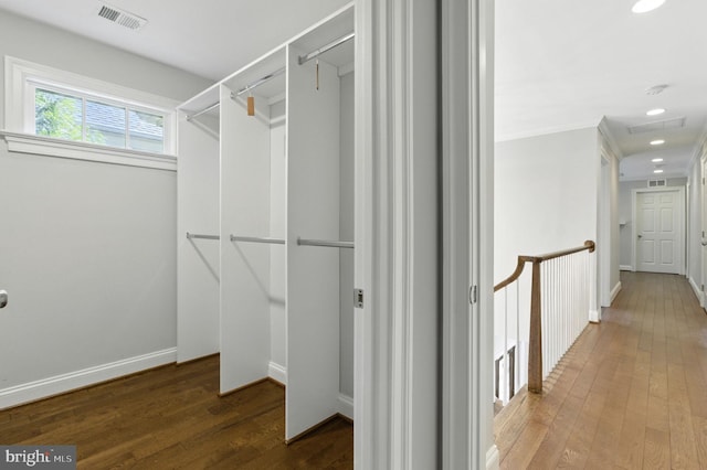 6838 Saint Albans Rd, Mclean, VA 22101 - spacious closet with hardwood / wood-style floors
