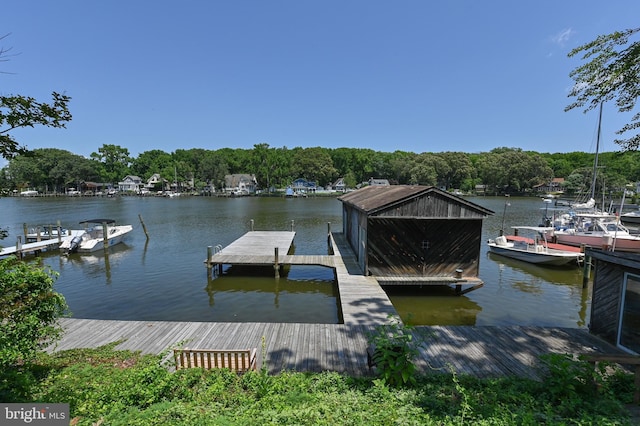 8283 Choptank Rd, Pasadena, MD 21122 - dock area with a water view