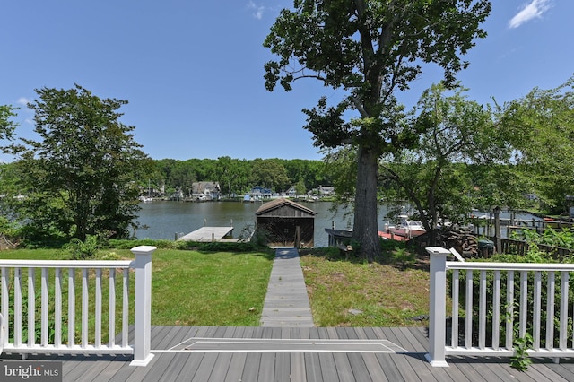 8283 Choptank Rd, Pasadena, MD 21122 - dock area with a water view