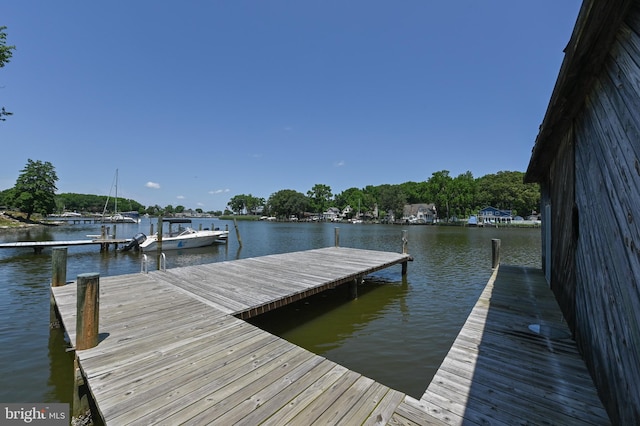 8283 Choptank Rd, Pasadena, MD 21122 - dock area with a water view