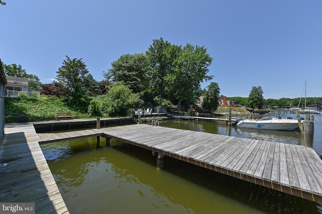 8283 Choptank Rd, Pasadena, MD 21122 - dock with a water view