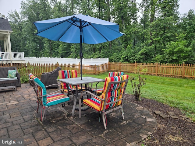 12141 Aster Rd, Bristow, VA 20136 - view of patio featuring outdoor dining space