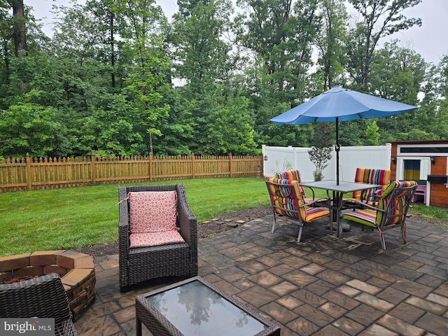 12141 Aster Rd, Bristow, VA 20136 - view of patio / terrace featuring outdoor dining space