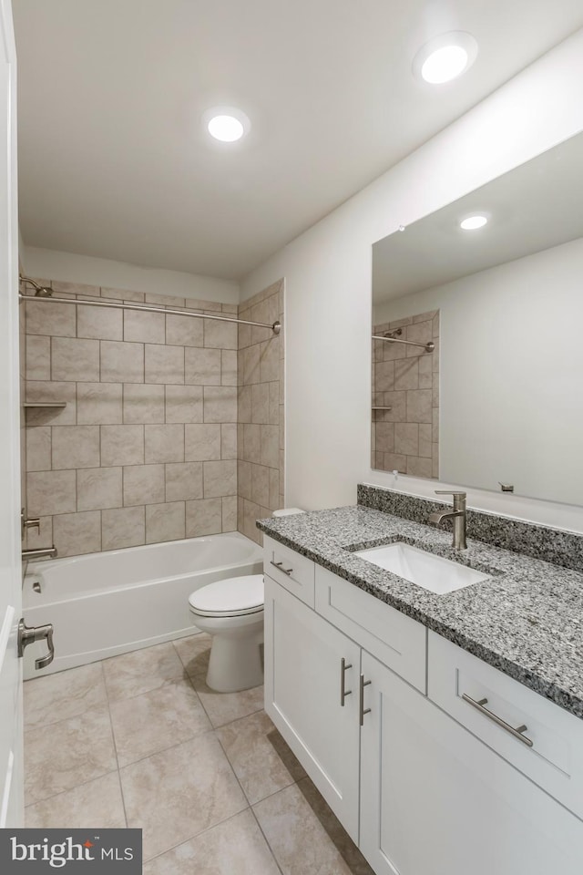 113 Treblis Way, Annapolis, MD 21403 - full bathroom featuring vanity, shower / tub combination, and tile patterned floors