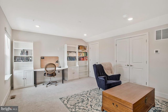113 Treblis Way, Annapolis, MD 21403 - carpeted office space with baseboards and recessed lighting