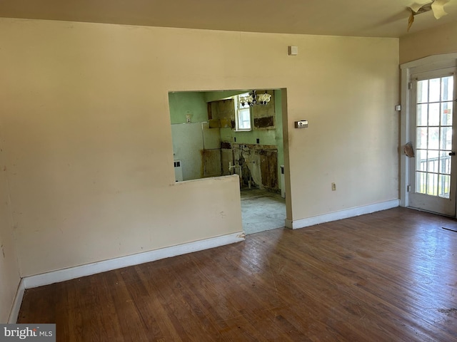 1903 Tinsman Ave, Pennsauken, NJ 08110 - empty room featuring wood finished floors and baseboards