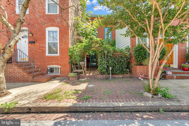 1243 Battery Ave, Baltimore, MD 21230 - view of front of house with brick siding