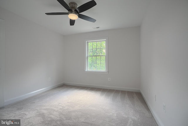 10905 Powers Ave, Cockeysville, MD 21030 - spare room featuring light colored carpet and a ceiling fan