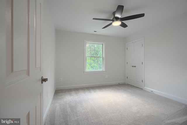 10905 Powers Ave, Cockeysville, MD 21030 - carpeted spare room featuring baseboards and ceiling fan