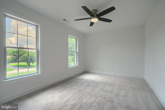 10905 Powers Ave, Cockeysville, MD 21030 - spare room featuring light carpet and ceiling fan