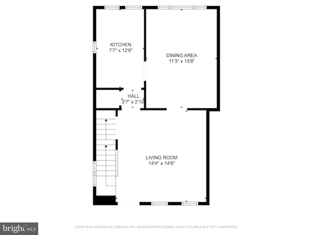 41161/2 Belle Ave, Baltimore, MD 21215 - view of room layout