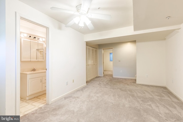 577 Francis Nicholson Way, Annapolis, MD 21401 - unfurnished bedroom with light carpet, ensuite bathroom, and a closet