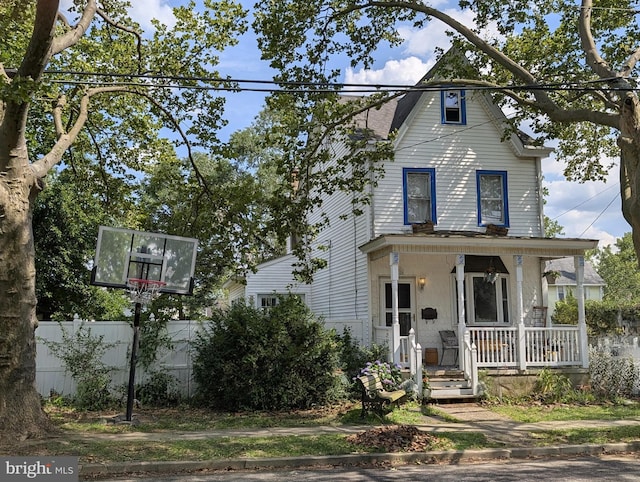 308 W 3rd St, Palmyra, NJ 08065 - view of front facade with covered porch