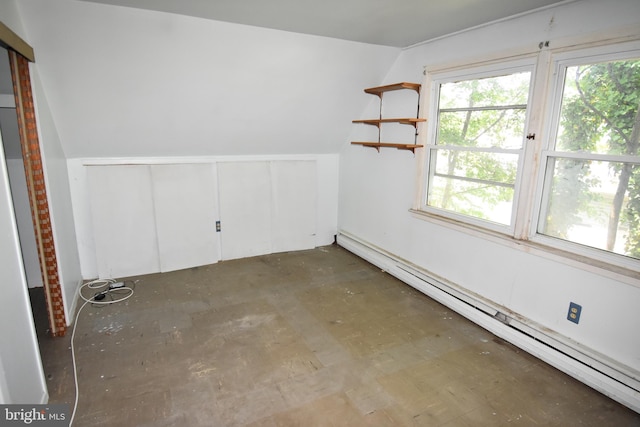15 Sunset Rd, Willingboro, NJ 08046 - empty room featuring a baseboard heating unit and plenty of natural light