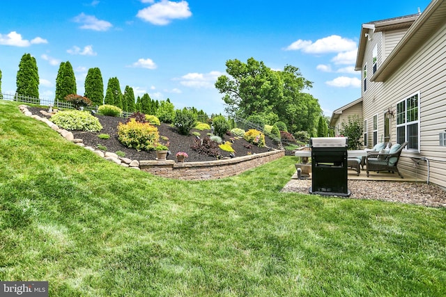 1283 Yarmouth Ln, New Cumberland, PA 17070 - view of green lawn with a patio