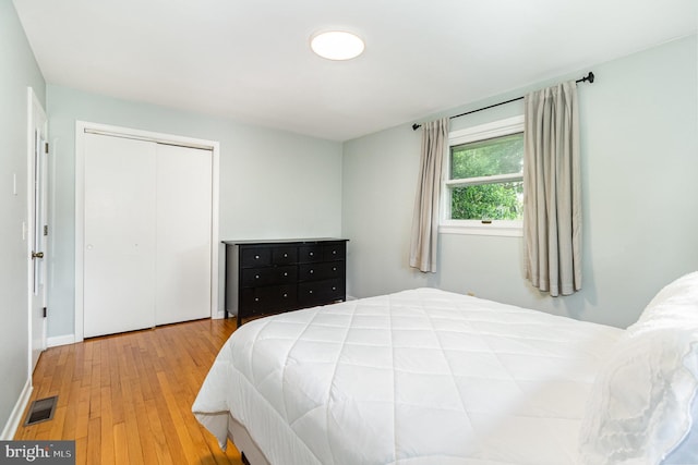 114 Brookside Ave, Hershey, PA 17033 - bedroom with wood-type flooring and a closet