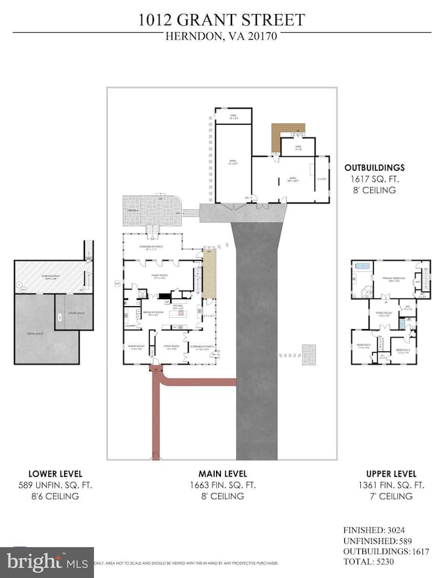 1012 Grant St, Herndon, VA 20170 - view of room layout