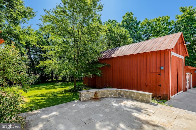 1012 Grant St, Herndon, VA 20170 - view of patio with an outdoor structure