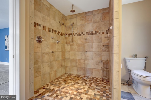 1012 Grant St, Herndon, VA 20170 - bathroom with a tile shower and toilet