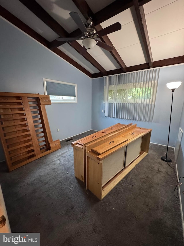 6703 Alter, Baltimore, MD 21207 - rec room with ceiling fan and carpet floors