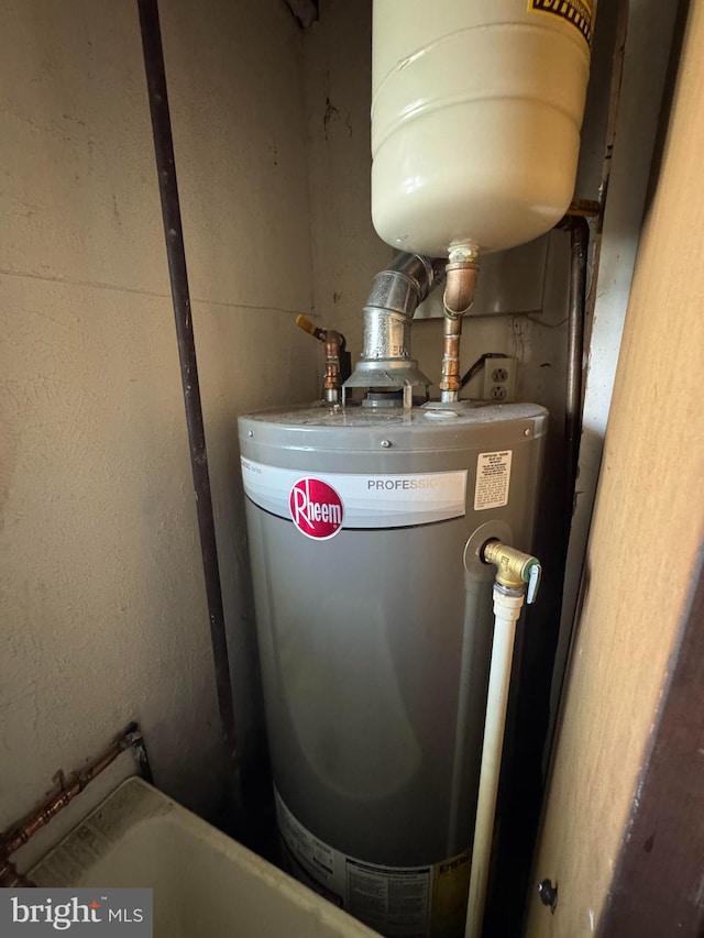6703 Alter, Baltimore, MD 21207 - utility room with water heater