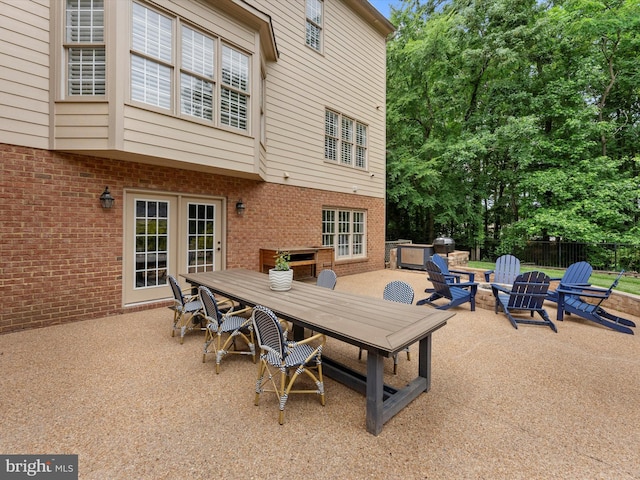 13412 Ellerton Ct, Midlothian, VA 23113 - view of patio featuring outdoor dining space