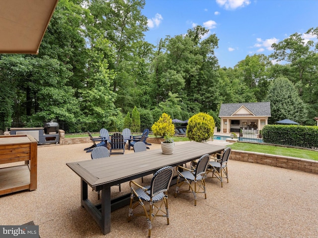 13412 Ellerton Ct, Midlothian, VA 23113 - view of patio / terrace with outdoor dining area