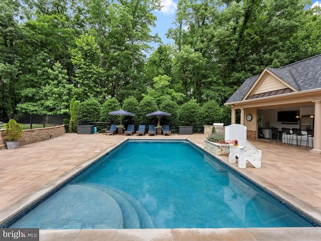 13412 Ellerton Ct, Midlothian, VA 23113 - view of pool with a patio