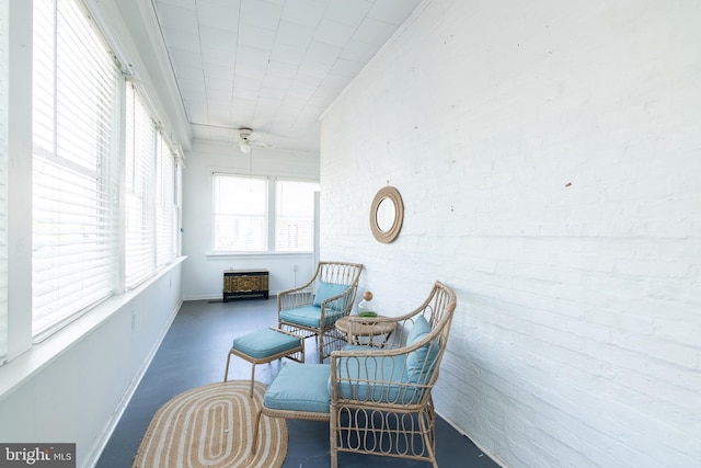 5378 Main St, Stephens City, VA 22655 - sunroom / solarium featuring baseboards
